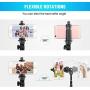 Selfie Stick Tripod 52 Inch Cell Phone Tripod Stand with Bluetooth Remote Smartphone for iPhone 11 Xs X 6 7 8, Android Cellphone Gopro Camera Mount Portable Monopod Feet Travel Lightweight Selfie Stick Tripod 52 Inch Cell Phone Tripod Stand with Bluetooth Remote Smartphone for iPhone 11 Xs X 6 7 8, Android Cellphone Gopro Camera Mount Portable Monopod Feet Travel Lightweight