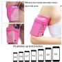 Universal Sports Armband for All Phones. Cell Phone Armband for Running, Fitness and Gym Workouts (iPhone X/8/7/6/Plus,Samsung Galaxy S9/S8/S7/S6/Edge/Plus & LG, Google & More) Pink Medium