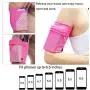 Universal Sports Armband for All Phones. Cell Phone Armband for Running, Fitness and Gym Workouts (iPhone X/8/7/6/Plus,Samsung Galaxy S9/S8/S7/S6/Edge/Plus & LG, Google & More) Pink Medium