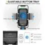 Wireless Charger Car Mount, Humixx 10W/7.5W Qi Wireless Car Fast Charger for Phone, Adjustable Car Phone Holder for Air Vent, Compatible with iPhone 11 Pro Max XS Max XR X 8 Plus S10+ S10e S9 Note 10