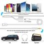 Aux and Charger Cable Compatible with iPhone to Headphone, 2 in 1 Aux Cable for Car with Charger Support iPhone6/7/8/X/Xs/Xr/iPad/iPod to Car Stereo or Headphone Audio Jack（Silver）