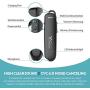 YW YUWISS Bluetooth Headset 24Hrs Playtime Wireless Cell Phones Earpiece V5.0 with Mic Noise Canceling Hands Free Car Driving Headphones Compatible with iPhone Android All Smart Cell Phone (Black)