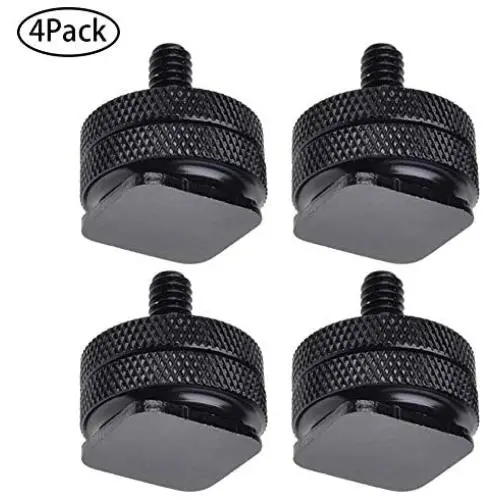 Slow Dolphin 1/4 Inch Hot Shoe Mount Adapter Tripod Screw for DSLR Camera Rig(4Packs) Slow Dolphin 1/4 Inch Hot Shoe Mount Adapter Tripod Screw for DSLR Camera Rig(4Packs)