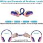 2 Pack of SIMOLIO Wireless Kids Headphone with Hard Case, Bluetooth Kids Friendly Headphone Volume Limited, Wireless Headphones for Girls,Boys,Over-Ear Kids Headphones for School,Travel(Mint,Yellow)