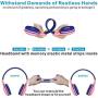 2 Pack of SIMOLIO Wireless Kids Headphone with Hard Case, Bluetooth Kids Friendly Headphone Volume Limited, Wireless Headphones for Girls,Boys,Over-Ear Kids Headphones for School,Travel(Mint,Yellow)