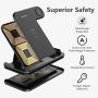 EVIGAL 4 in 1 Wireless Charger, Qi-Certified Fast Charging Station Compatible Apple Watch & AirPods & Apple Pencil, iPhone11/11Pro/11Pro Max/X/XS/XS Max/XR/8/8Plus, Samsung, Etc (with QC3.0 Adapter)