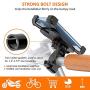 STOON Bike Phone Mount, Open-Face Motorcycle Bicycle Phone Mount with Adjustable Clamp, 360° Rotation, Compatible with iPhone SE/11 Pro Max/X/8/7 Plus, Samsung S10/S9 and More 4.5-7 inches Cell Phones