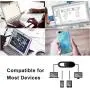 Laptop Camera Cover Slide, Anti-spy Webcam Cover for Laptop, PC, MacBook,iMac,Computer,iPad,Smartphone,Echo Spot,Tablet,Ultra Thin Camera Slide Blocker
