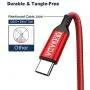 AkoaDa USB-C to USB-C 100W Cable 10ft, USB C Braided Fast Charging Cable Compatible with MacBook Pro 2020/2019/2018, iPad Pro 2020/2019/2018,Samsung Galaxy Note 20,Pixelbook and Type-C Laptops (Red) AkoaDa USB-C to USB-C 100W Cable 10ft, USB C Braided Fast Charging Cable Compatible with MacBook Pro 2020/2019/2018, iPad Pro 2020/2019/2018,Samsung Galaxy Note 20,Pixelbook and Type-C Laptops (Red)