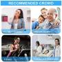 Percussion Massage Gun, Handheld Quality Electric Body Massager Sports Drill Quiet Brushless Motor, 5 Speed Levels & 6 Massage Heads, Deep Relaxation, Sore Muscle Pain Relief & Recovery