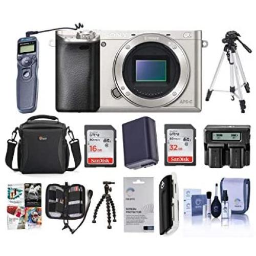Sony Alpha A6000 Mirrorless Digital Camera Body Bundle. Value Kit with Acc