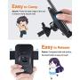 VANMASS Universal Air Vent Car Phone Holder, Patent Quick Release Button Cell Phone Holder for Car, Suit for Smartphone with Thick Case-Such as iPhone6/ iPhone 11 Max/Samsung Galaxy with Ring Case