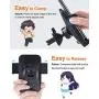 VANMASS Universal Air Vent Car Phone Holder, Patent Quick Release Button Cell Phone Holder for Car, Suit for Smartphone with Thick Case-Such as iPhone6/ iPhone 11 Max/Samsung Galaxy with Ring Case