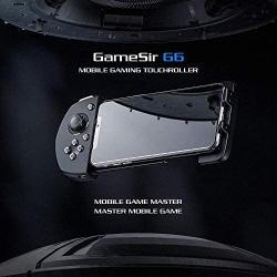 Mobile Game Controller GameSir G6, One-Handed Wireless Game Controller, Bluetooth Gamepad with Joystick for iPhone CODM/PUBG/ROS (Renewed)