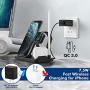 Updated Version 4 in 1 Wireless Charger, Fast Wireless Charging Dock Station for Apple iWatch Series 5/4/3/2/1, AirPods Pro/2 &Pencil Compatible with iPhone 11/11 Pro Max/XR/XS Max/Xs/Samsung