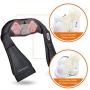 Snailax Shiatsu Neck and Shoulder Massager - Back Massager with Heat, Deep Kneading Electric massage pillow for Neck, Back, Shoulder,Foot Body Pain Relief