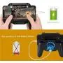 PUBG Mobile Game Controller, Ismael Erickson Phone Trigger Sensitive Shoot and Aim L1R1 Cellphone Gamepad Joystick Black