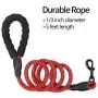 TOLIN 5 FT 1/2 inch DiameterHeavy Duty Dog Leash with Comfortable Padded Handle Reflective Dog leashes for Medium Large Dogs Strong Dog Leash Extra