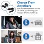 Neck Back Massager Cordless with Heat, Etekcity Rechargeable Shiatsu Massager for Women Men Gifts, Deep Tissue Massage for Neck Back Shoulder and Leg, Relax in Car Home Chair and Office