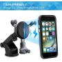 [2020 New] Wireless Car Charger, Dashboard & Windshield Car Mount, Cell Phone Holder, Compatible with iPhone 11/11 Pro/11 Pro Max/Xs MAX/XS/XR/X/8/8+, Galaxy Note10/S10/S20 Series