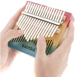 F Fityle Kalimba Thumb Piano for Kids Piano,Karimba Musical Instruments,Music Gifts for Men,Musical Gifts for Adult Son,With Finger Piano Bag Multicolor