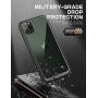Supcase Unicorn Beetle Style Series Case Designed for Iphone 11 Pro Max 6.5 Inch (2019 Release), Premium Hybrid Protective Clear Case (Black)