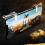 Sylvialuca 1Pair W6 New Concept Six-Finger Linkage Pubg Phone Gaming Trigger L1 R1 Shooter Controller Mobile Game Fire Button Aim Key