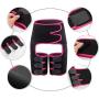 labato Waist Trainer for Women, Weight Loss Thigh Trimmer Butt Lifter Waist Trainer Belt Hip Raise Shaper Slimming Body Shaper Belt Sport Fitness Belt