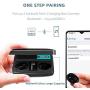 LiyuanQ Wireless Earbuds with Wireless Charging Case, Bluetooth 5.0 Earbuds in-Ear Stereo Earbuds with Smart LED Display, 4000mAh Large Battery Capacity Charging Case Suit for Sports, Workout, Gym