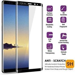 Galaxy S9 Plus Screen Protector,Full Coverage Tempered Glass [2 Pack][3D Curved][Anti-Scratch] [Anti-Fingerprint][High Definition] for Samsung Galaxy S9 Plus Tempered Glass Screen Protector