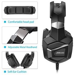 Jeecoo J20 PS4 Headset 7.1 Surround Sound Stereo Gaming Headset with Mic, Xbox One, PC, Nintendo Switch, PUBG, Fortnite, Crackdown