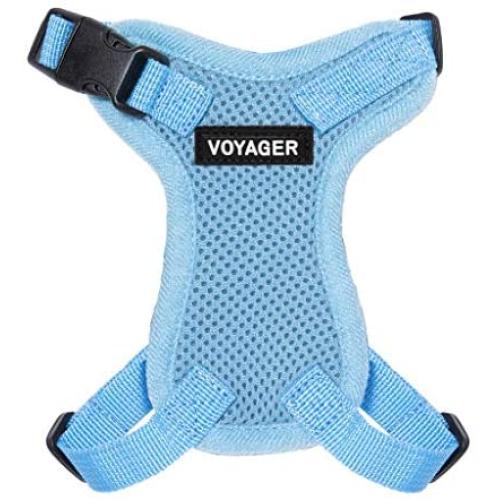 Voyager Step-In Lock Pet Harness – All Weather Mesh, Adjustable Step In Harness for Cats and Dogs by Best Pet Supplies