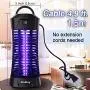 Electric Bug Zapper, Powerful Insect Killer, Mosquito Zappers lamp, UV Bug Light Flying Fly Trap for Indoor