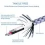 TAKAGI iPhone Charger 3PACK 6Feet Extra Long Nylon Braided USB Charging Cable High Speed Connector Data Sync Transfer Cord Compatible with iPhone Xs Max/X/8/7/Plus/6S/6/SE/5S iPad