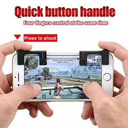 DP-iot 2pcs Game Control Trigger Fire Button Aim Key for STG FPS TPS Mobile Phone Shooting Games Controller Joysticks Accessories L1R1