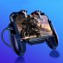 XuBa H5 Hand Grip Mobile Phone Gamepad Retractable Cooling Fan Joystick Controller Battery Holder Hollow Trigger H5 Fan with Battery