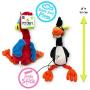 Pet Craft Supply Jiggle Giggle Funny Giggling Sound Wiggly Shaking Tug Fetch Soft Chew Plush Dog Toy