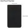 Sinjimoru Secure Card Holder for Back of Phone, Stretchy Fabric Cell Phone Wallet Stick On Credit Card Case for iPhone & Android. Sinji Pouch Flap Black Sinjimoru Secure Card Holder for Back of Phone, Stretchy Fabric Cell Phone Wallet Stick On Credit Card Case for iPhone & Android. Sinji Pouch Flap Black