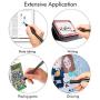 MEKO 2-in-1 Stylus Precision Disc Styli Touch Screen Pen with 3 Replaceable Tips for iPads, Tablets, iPhones, Smartphones, Samsung Galaxy Note/Tab (Black)