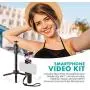 Movo VXR10+ Smartphone Video Rig with Mini Tripod, Phone Grip, and Video Microphone Compatible with iPhone 11, 11 Pro, XS, XR, X, 8, 7, 6S, 6, 5S and Android - for YouTube, Filming, Vlogging Kit Gear Movo VXR10+ Smartphone Video Rig with Mini Tripod, Phone Grip, and Video Microphone Compatible with iPhone 11, 11 Pro, XS, XR, X, 8, 7, 6S, 6, 5S and Android - for YouTube, Filming, Vlogging Kit Gear
