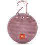 JBL Clip 3 Portable Waterproof Wireless Bluetooth Speaker - Pink (Renewed)