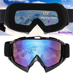 LJDJ Ski Snowboard Goggles - Motorcycle Goggles Winter Snow Outdoor Sports Snowmobile Skating Skiing Tactical Protective Glasses Dirt Bike ATV Motocross Dust-Proof Eyewear for Combat Military Cycling