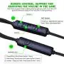 Wired Gaming Earphone with Adjustable Mic for PS4,Laptop Computer, Cellphone, DLAND E-Sport Earburds with Portable Earphone Bags, Snug Soft Design, Inline Controls for Hands-Free Calling. (Black) Wired Gaming Earphone with Adjustable Mic for PS4,Laptop Computer, Cellphone, DLAND E-Sport Earburds with Portable Earphone Bags, Snug Soft Design, Inline Controls for Hands-Free Calling. (Black)