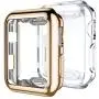 Mastten 2-Pack 38mm Case Compatible for Apple Watch Screen Protector, Full Protective Case TPU HD Ultra-Thin Cover Compatible for iWatch Series 3 2 1, Bronze, Clear Mastten 2-Pack 38mm Case Compatible for Apple Watch Screen Protector, Full Protective Case TPU HD Ultra-Thin Cover Compatible for iWatch Series 3 2 1, Bronze, Clear