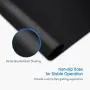 VicTsing [30% Larger Extended Gaming Mouse Pad with Stitched Edges, Long XXL Mousepad (31.5x15.7In), Desk Pad Keyboard Mat, Non-Slip Base, Water-Resistant, for Work & Gaming, Office & Home, Black