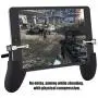 Pomya Game Handle for Ipad R9 Gaming Hand-Grip PC Zinc Alloy Injection Molding Gamepad Shooter for Ipad R9,Various Sizes of Mobile Phones