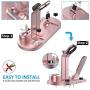 OLEBR Charging Stand Compatible with iWatch 5 and 4 Watch Charging Stand for AirPods, iWatch Series 5/4/3/2/1,iPhone 11/11 Pro/11 Pro Max/Xs/X Max/XR/X/8/8Plus/7/7 Plus /6S /6S Plus/iPad-Rose Gold