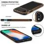 TENDLIN Compatible with iPhone XR Case Wood Grain with Carbon Fiber Texture Design Leather Hybrid Slim Case Compatible with iPhone XR (Carbon & Leather & Wood) TENDLIN Compatible with iPhone XR Case Wood Grain with Carbon Fiber Texture Design Leather Hybrid Slim Case Compatible with iPhone XR (Carbon & Leather & Wood)
