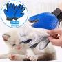 STARROAD-TIM Pet Grooming Glove Hair Remover Brush Gentle Deshedding Efficient Pet Mitt Pet Massage Gloves Left & Right Hand Draw Dogs Cats Horses Long Short Fur (1Pair Left & Right Hand (Blue))