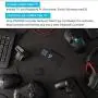 Wireless Controller Adapter, Bluetooth Receiver Converter for PS3/PS4/XBOX Controllers Compatible with Nintendo Switch, MacOS, Raspberry Pi, and Windows, with Black OTG Cable Wireless Controller Adapter, Bluetooth Receiver Converter for PS3/PS4/XBOX Controllers Compatible with Nintendo Switch, MacOS, Raspberry Pi, and Windows, with Black OTG Cable